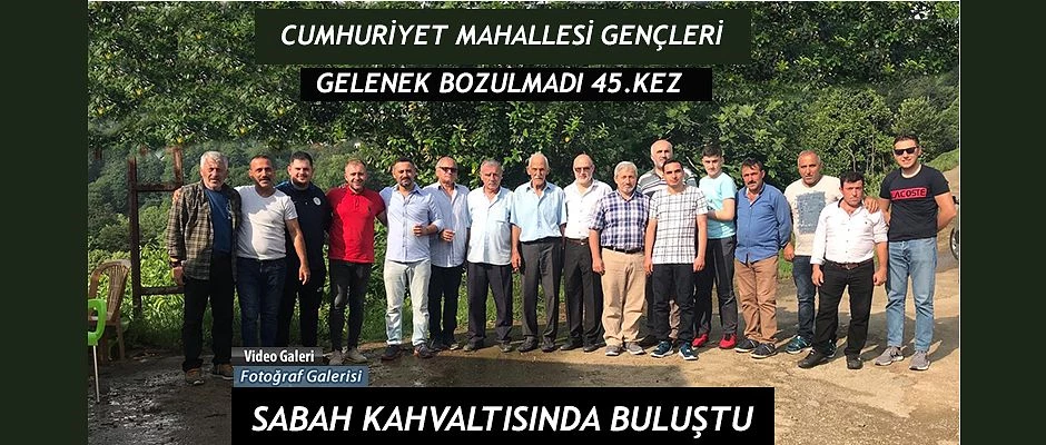 Geleneksel Sabah Kahvaltısı 45 Yaşına girdi