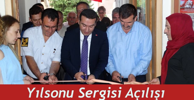 HALK EĞİTİMİ MERKEZİ YILSONU SERGİ AÇILIŞI YAPILDI