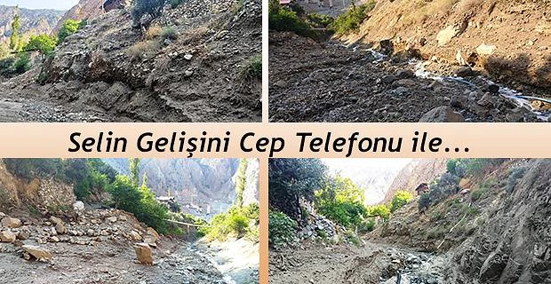 KÖY MUHTARI SELİN GELİŞİNİ CEP TELEFONUYLA GÖRÜNTÜLEDİ