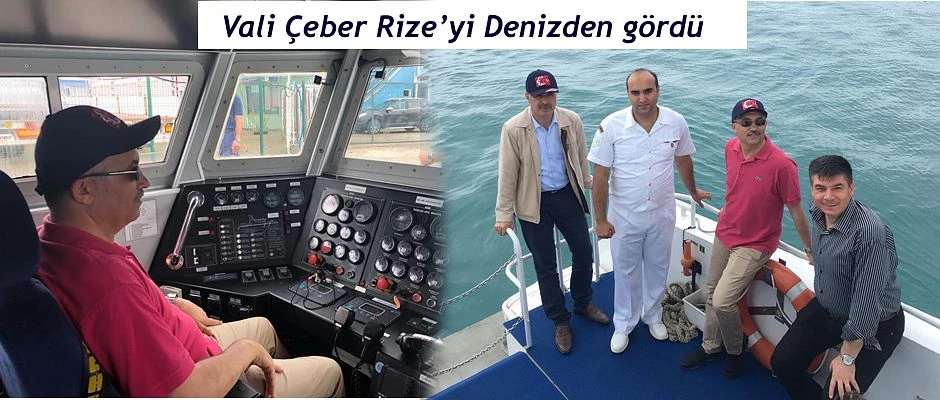 Vali Çeber, Sahil Güvenlik Komutanlığını Ziyaret Ederek İncelemelerde Bulundu