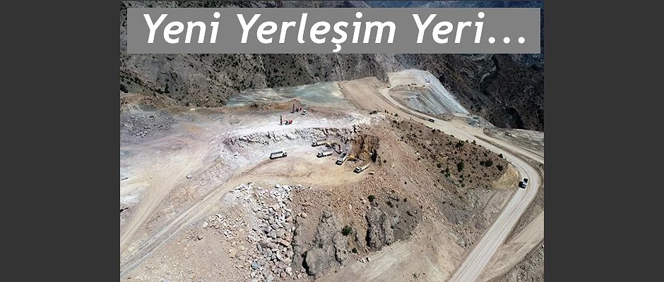 YUSUFELİ İLÇESİ YENİDEN YERLEŞİM YERİNDE ALTYAPI ÇALIŞMALARI DEVAM EDİYOR