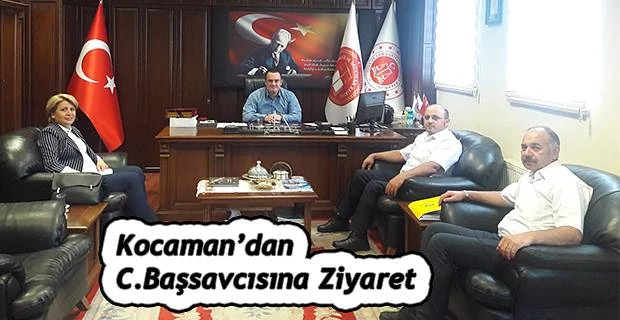 BAŞMÜDÜR KOCAMAN’DAN BAŞBAY’A ZİYARET