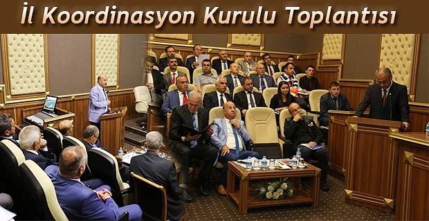 KOORDİNASYON KURULU TOPLANTISI YAPILDI