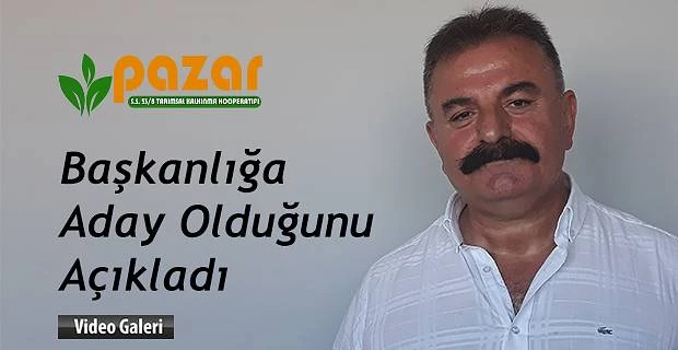 Mali Müşavir Cengiz Balmuk, Başkanlığa aday olduğunu açıkladı.