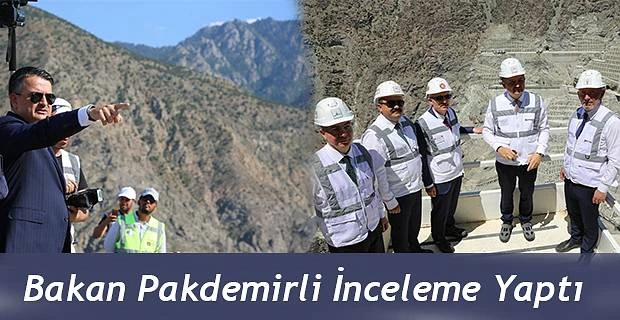 PAKDEMİRLİ YUSUFELİ BARAJINI İNCELEDİ.