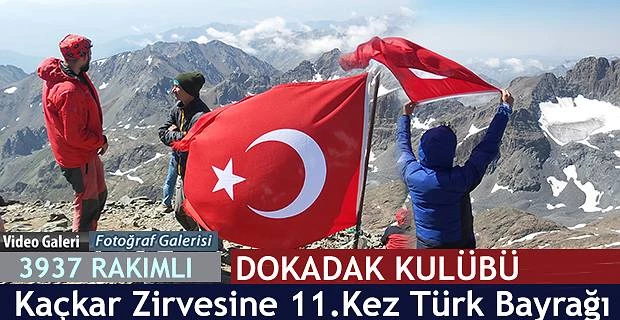 11.Kez 3937 Rakımlı KAÇKAR Zirvesi Test edildi