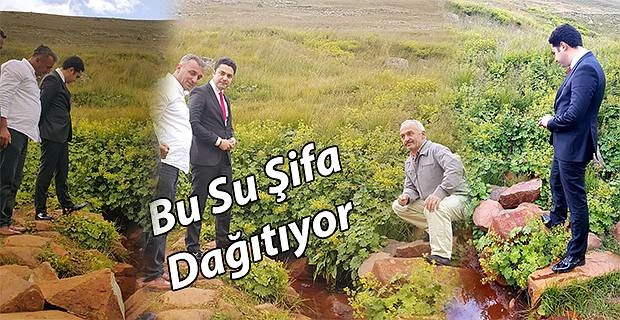 KIRMIZI SU ŞİFA DAĞITIYOR