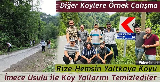 Rize-Hemşin’de Örnek Çalışma