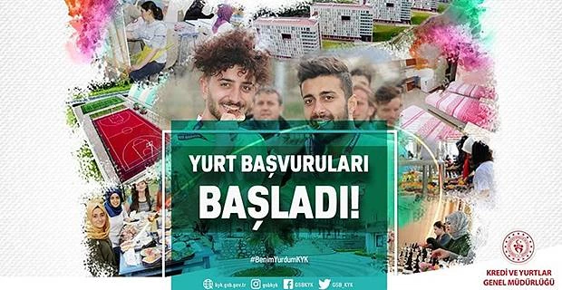 ÜNİVERSİTE ÖĞRENCİLERİ DİKKAT, KYK YURT BAŞVURULARI BAŞLADI