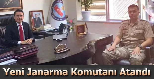 YENİ JANDARMA KOMUTANI ATANDI.