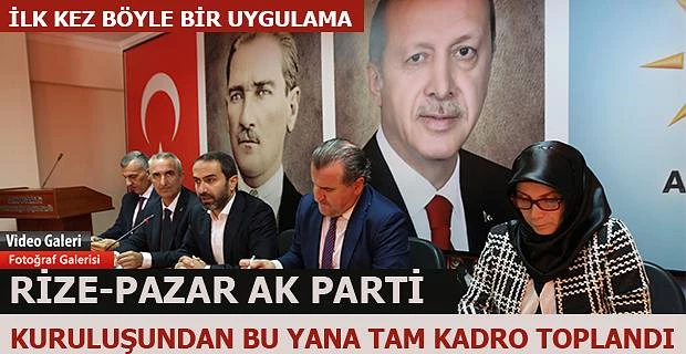 Ak Parti Pazar’da İlk kez bunu yaptı