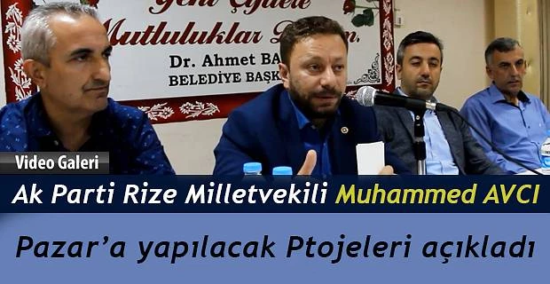 Avcı Pazar’da Müjde üstüne Müjde verdi.