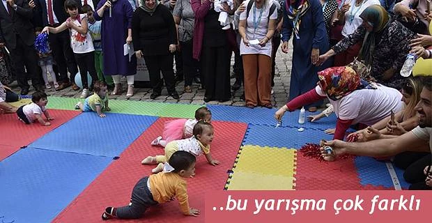 Bebek Emekleme Yarışması” düzenlendi