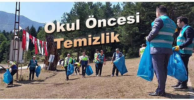 ÇEVRE VE OKUL TEMİZLİĞİ ETKİNLİĞİ DÜZENLENDİ.