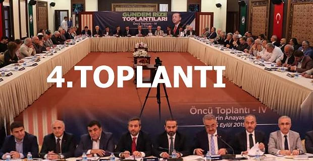 DÖRDÜNCÜ GÜNDEM RİZE TOPLANTISI YAPILDI…