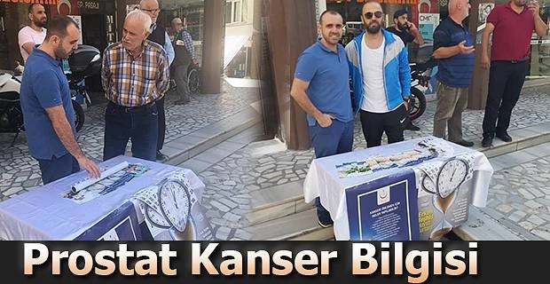 DÜNYA PROSTAT KANSERİ GÜNÜNDE VATANDAŞLAR BİLGİLENDİRİLDİ