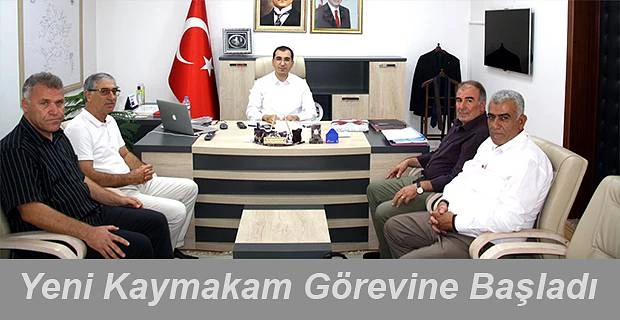 KAYMAKAM ÖMER FARUK ÖZDEMİR GÖREVE BAŞLADI