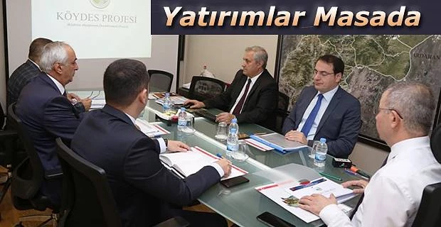 KÖYDES YATIRIM PROGRAMLARI DEĞERLENDİRME TOPLANTISI YAPILDI