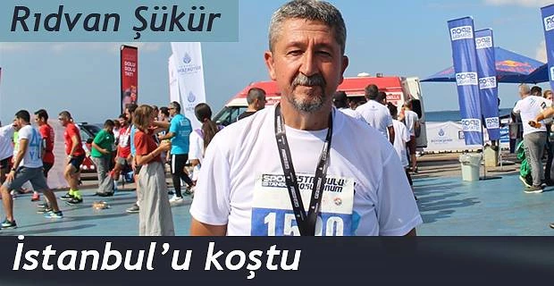 Rıdvan Şükür, Caddebostan’da koştu.