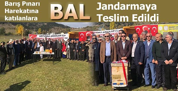 ARICILARDAN BARIŞ PINARI HAREKÂTI’NDA GÖREVLİ MEHMETÇİĞE BALLI DESTEK