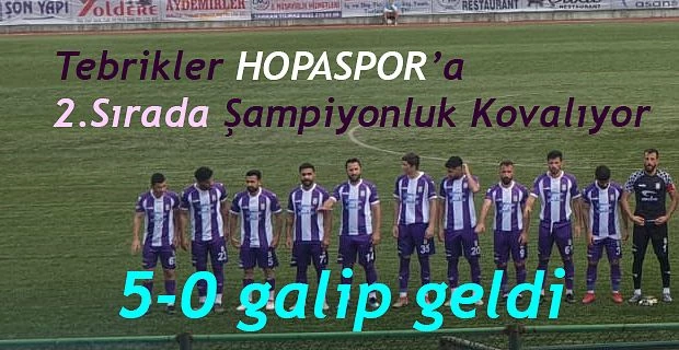 ARTVİN HOPASPOR SAHASINDA GOL OLDU-YAĞDI