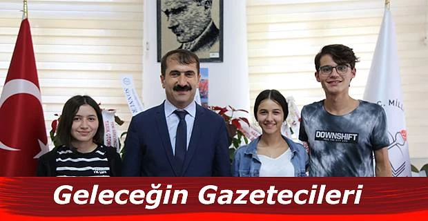 Gazetecilik Adayı Öğrencilerden Milli Eğitim Müdürü’ne Hayırlı Olsun Ziyareti