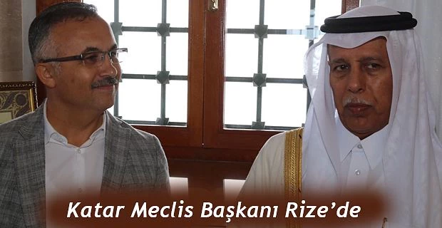 KATAR MECLİS BAŞKANI KIBLE DAĞINI ZİYARET ETTİ