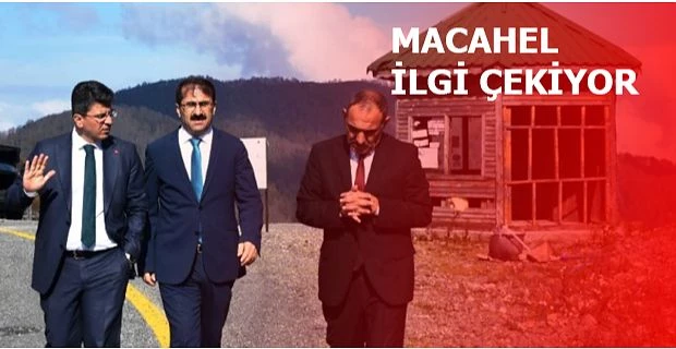 MACAHEL’E ZİYARETLER DEVAM EDİYOR