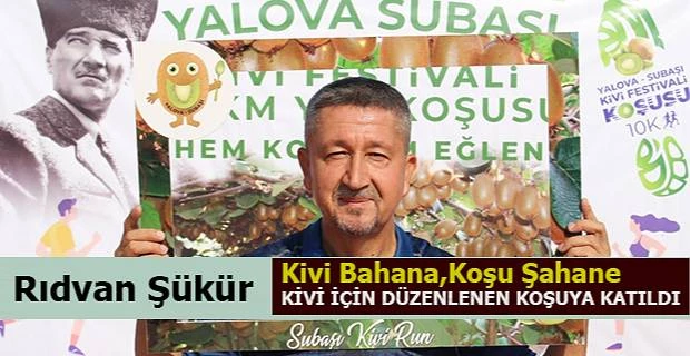 Rıdvan Şükür, Kivi koşusuna katıldı