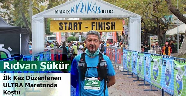 Rıdvan Şükür, Kyzikos Ultra Maratonunda koştu