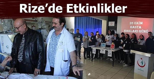 Rize’de “Hasta Hakları Günü” etkinlikleri