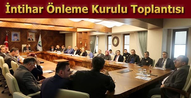 Rize’de “İntiharı Önleme İl Kurul Toplantısı” yapıldı