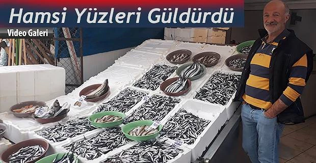 Tezgahlarda balık bereketi: Hamsinin Kilosu 10 TL ye düştü