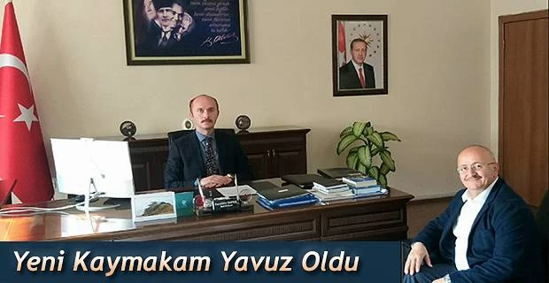 YENİ KAYMAKAMI NURETTİN YAVUZ OLDU