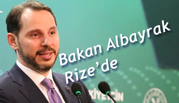 Hazine ve Maliye Bakanı Berat Albayrak Rize’de