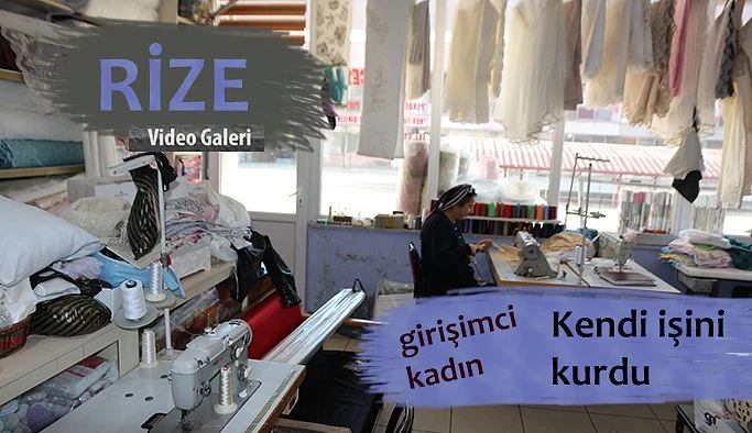 Kadın girişimci kendi işini kurdu