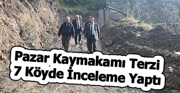 Kaymakam Terzi 7 Köyü birden gezdi