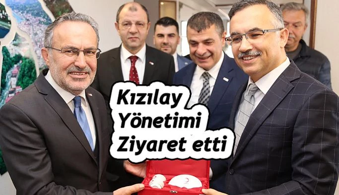 Kızılay Yönetim Kurulundan Vali Çeber