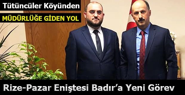 Pazar Tütüncüler Köyünden Müdürlüğe giden uzun yol