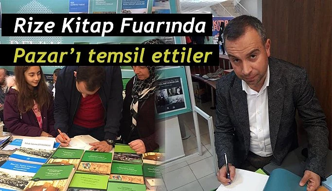 Rize Kitap Fuarında İki Pazarlı Yazar..