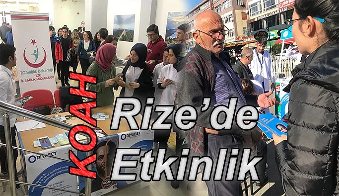 Rize’de ’20 Kasım Dünya KOAH Günü’ etkinlikleri