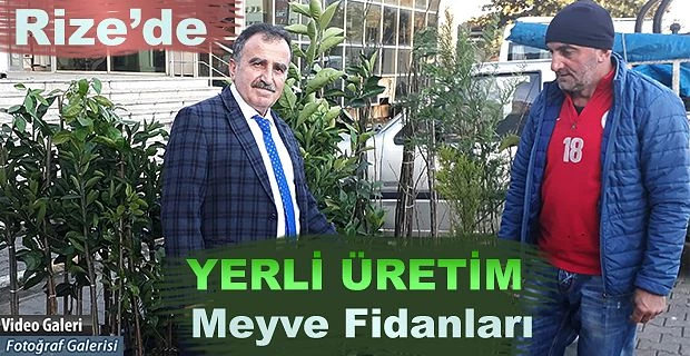 Rize’de Meyve Fidanı Satışlarına büyük ilgi