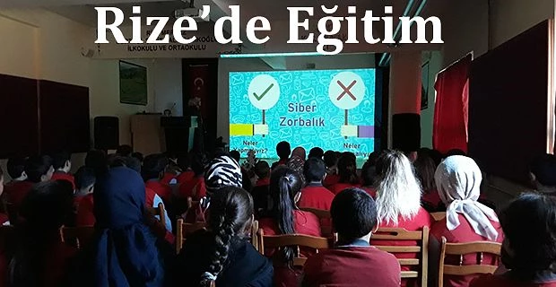 Rize’de,  öğrencilere “Davranışsal Bağımlılıkla Mücadele” Eğitimi