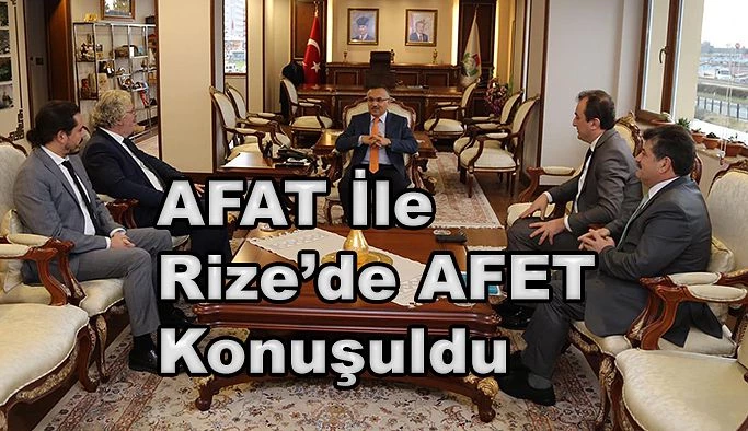 AFAD Başkan Yardımcısı Hamza Taşdelen, Vali Çeber’i ziyaret etti.