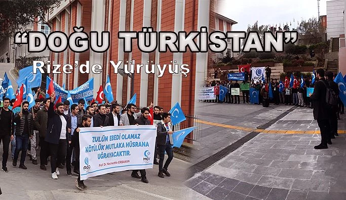 AGD “DOĞU TÜRKİSTAN” İÇİN YÜRÜDÜ !