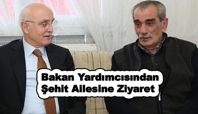 Bakan Yardımcısı Erdil Şehit Ailesini Ziyaret Etti