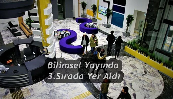 BİLİMSEL YAYIN PERFORMANSI İLE 3.SIRADA YER ALDI