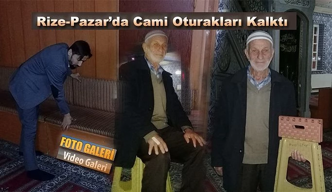 Camilerde oturaklar kaldırılmaya başlandı