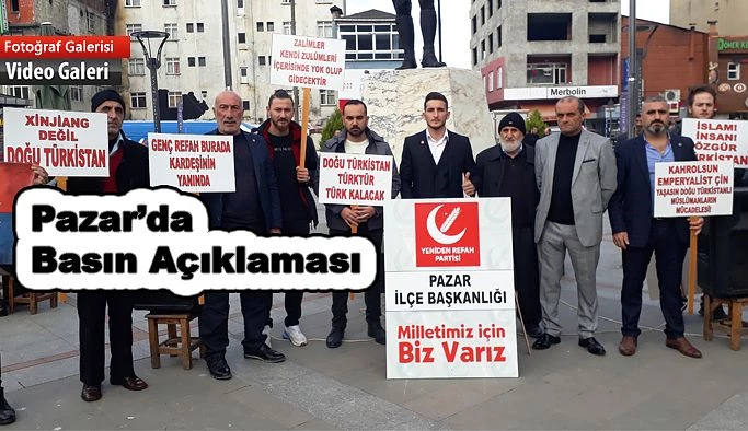 Pazar’da Basın Açıklaması