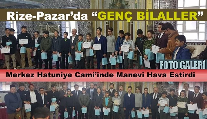 Pazar’da Manevi Hava Estiren Yarışma